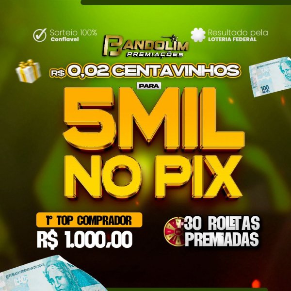 0,02 CENTAVOS PARA 5MIL NO PIX🥳